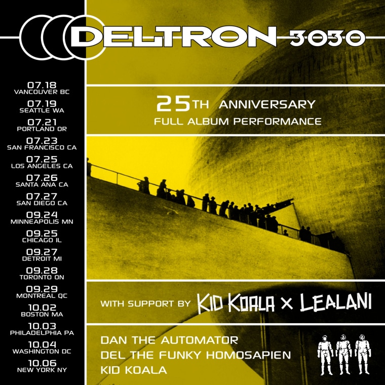 Deltron 3030 share 2025 tour dates